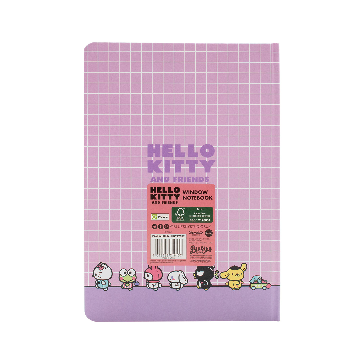 BlueSkyStudios Sanrio Notizbuch Hello Kitty A5 PapierBüroSchreibwar