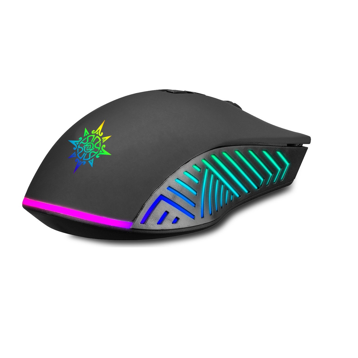 INCA Gaming Maus RGB/ 6400DPI/ 7Tasten/USB     1.80m schwarz retail