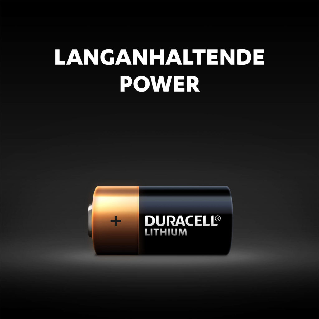 Duracell CR2 Fotobatterie CR2 Lithium 800 mAh 3 V 2 St.