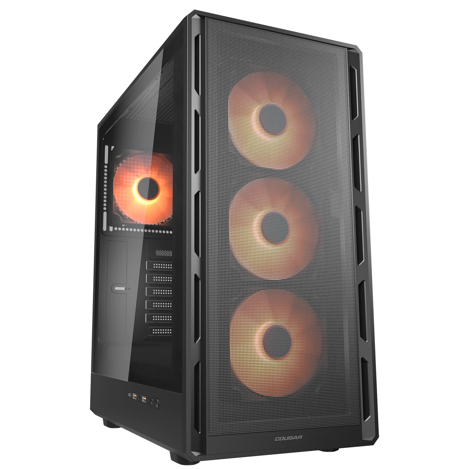 COUGAR Gehäuse Midi-Tower Airface Pure PRO, ARGB, Schwarz Gehäuse