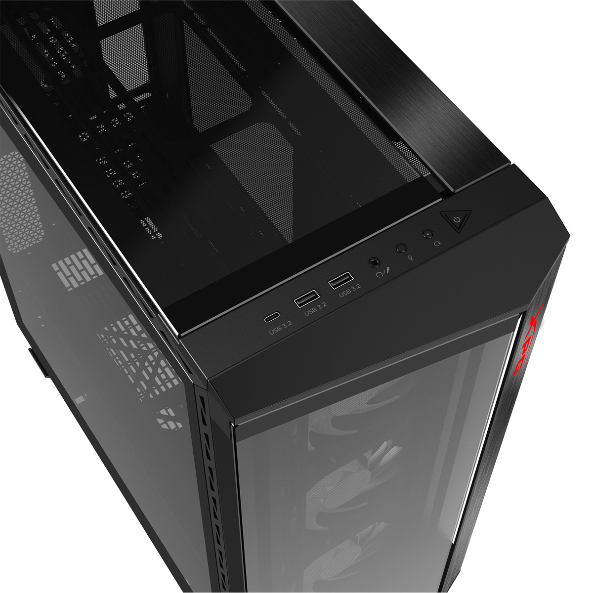 Geh XPG BATTLECRUISER II        (E-ATX)  Midi Tower  schwarz retail Gehäuse