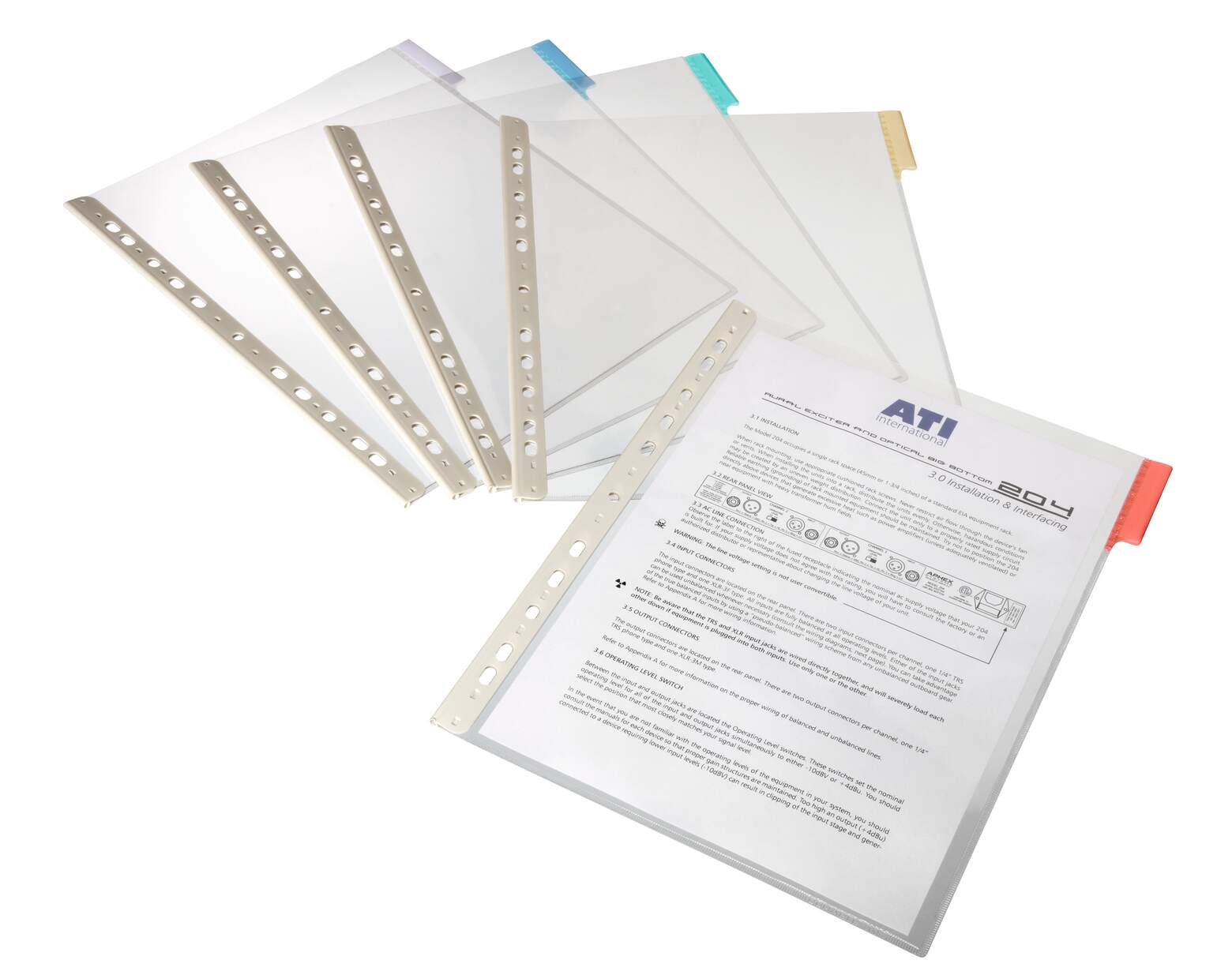 DURABLE Sichttafel  A4 Function Panel 5er Btl. transparent