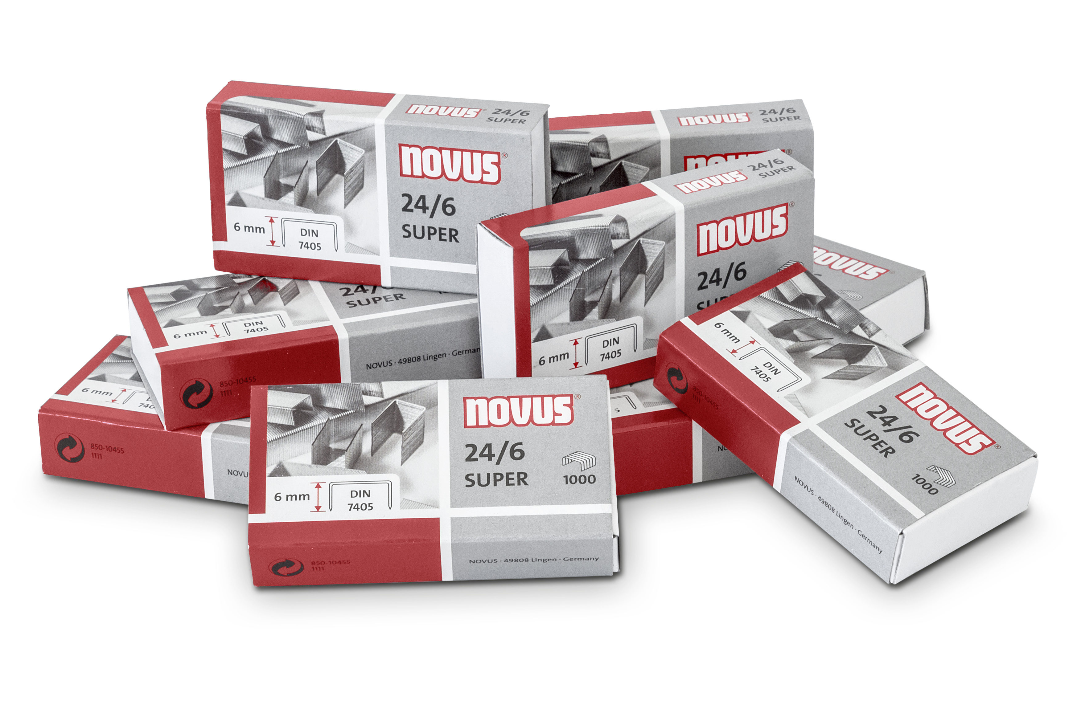 NOVUS Heftklammern 24/6 DIN SUPER 10.000 Stk. 6mm