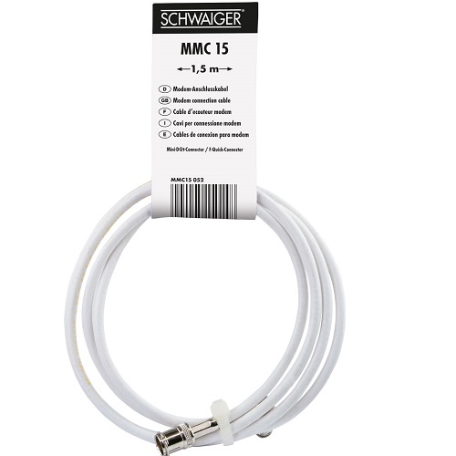 Schwaiger Modem-Anschlusskabel 1.5m FC-Mini-DAT Connect