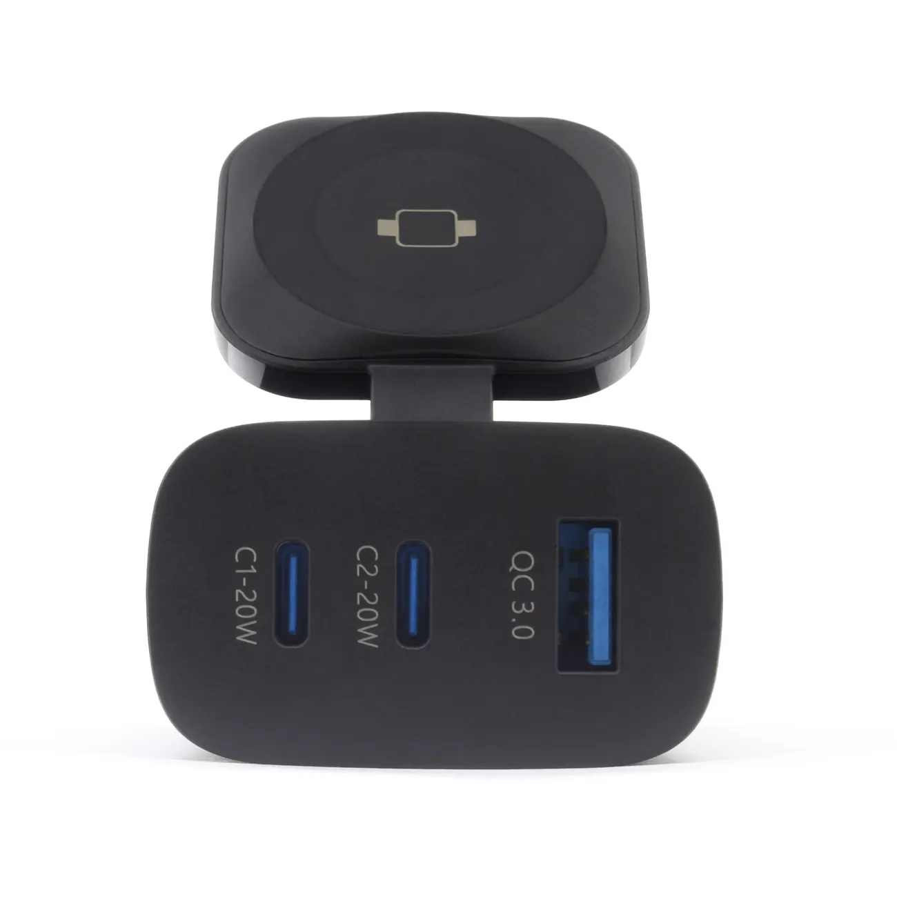 RealPower PC-43 Watch 43 Watt Ladegerät,2x Type-C,1x USB-A
