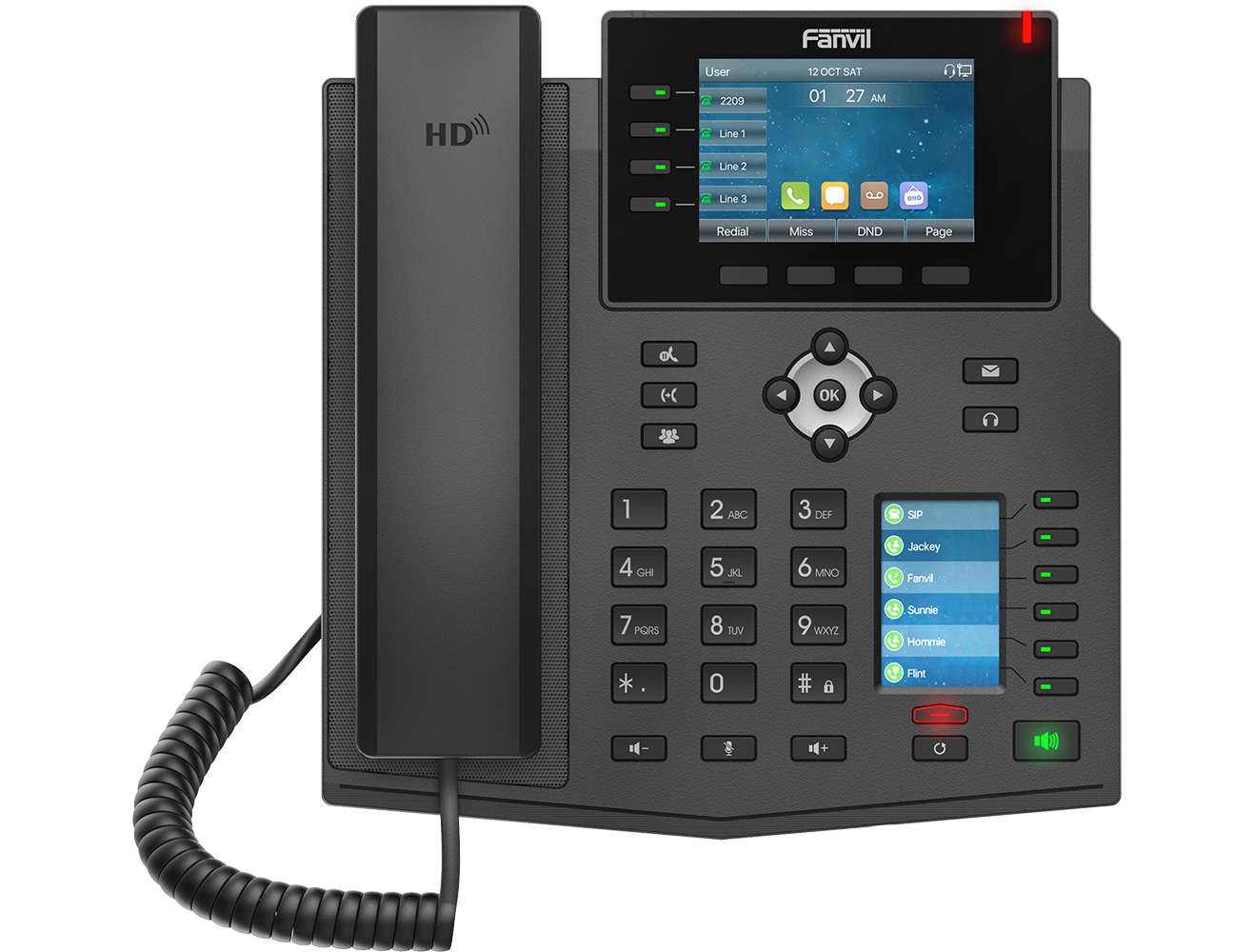Fanvil IP Telefon X5U schwarz V2