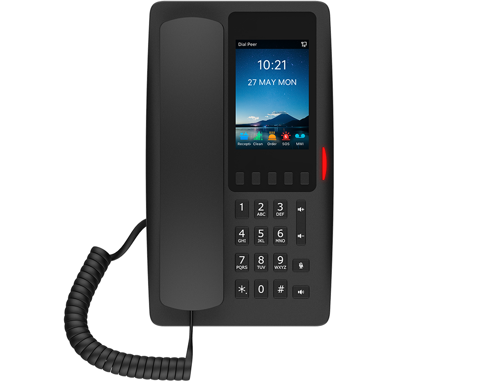 Fanvil H6W Hotel Telefon Schwarz
