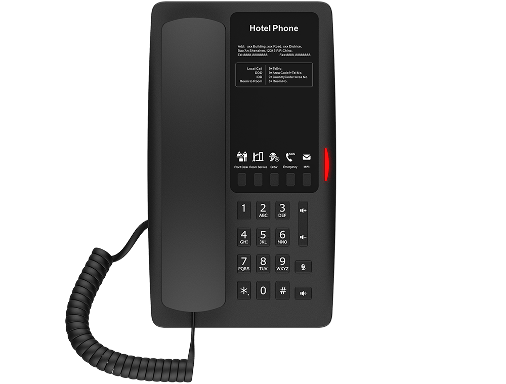 Fanvil Hoteltelefon H4W Black