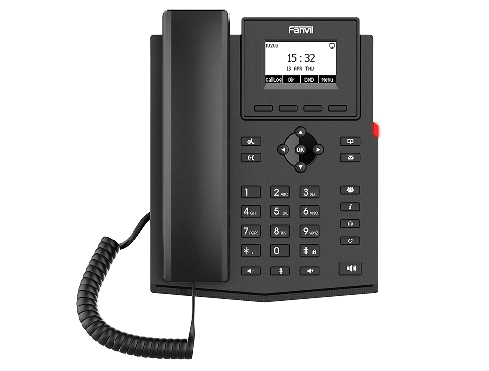 Fanvil IP Telefon X301W schwarz