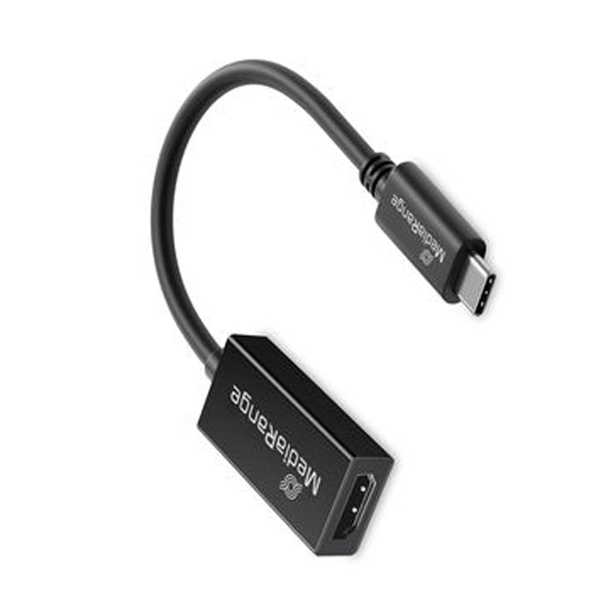 MediaRange USB-C zu HDMI Audio/Video Konverter,20cm sw