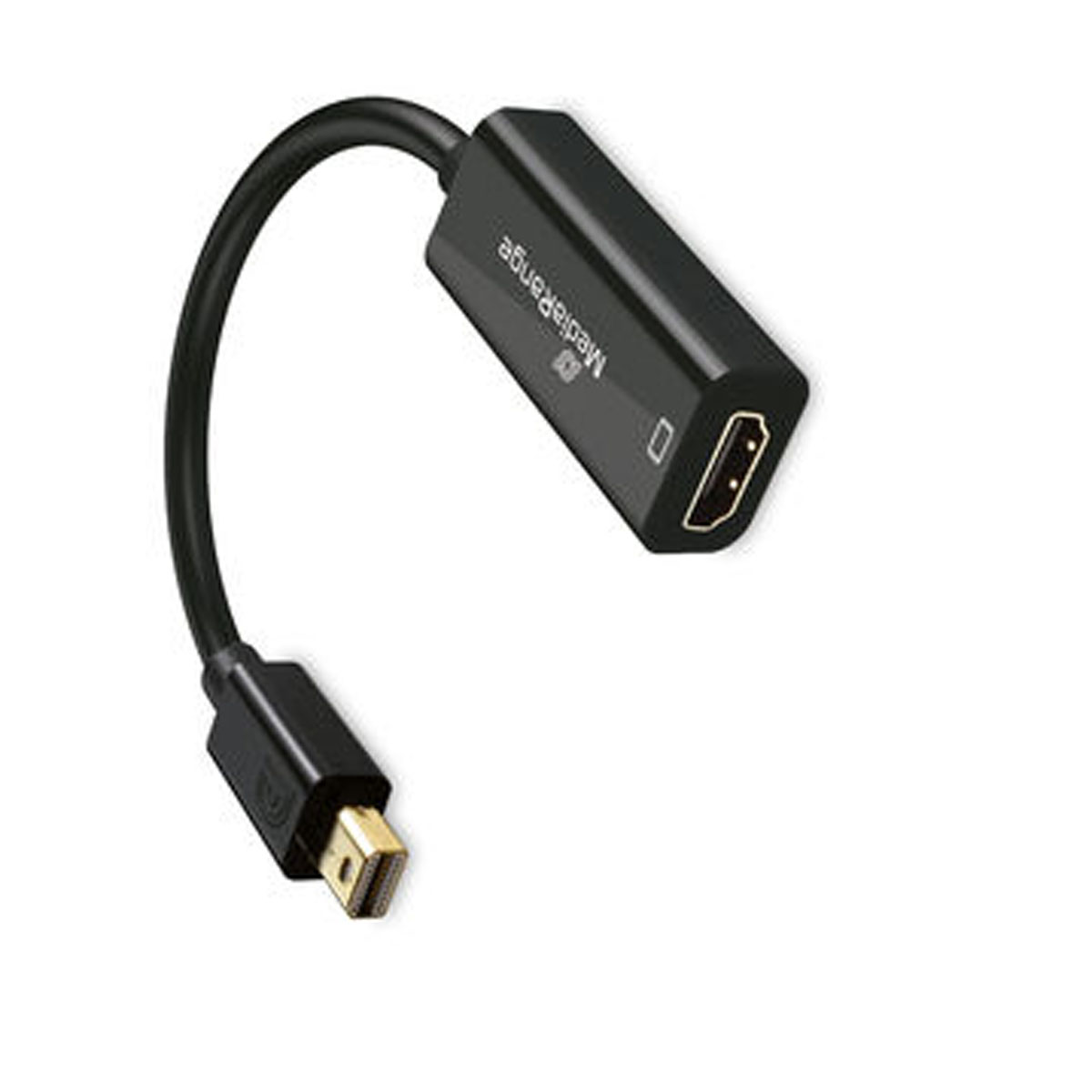 MediaRange Mini DisplayPort zu HDMI Konverter, 20cm,  sw Konverter