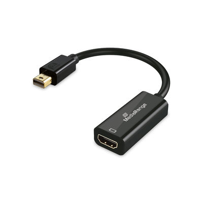 MediaRange Mini DisplayPort zu HDMI Konverter, 20cm,  sw
