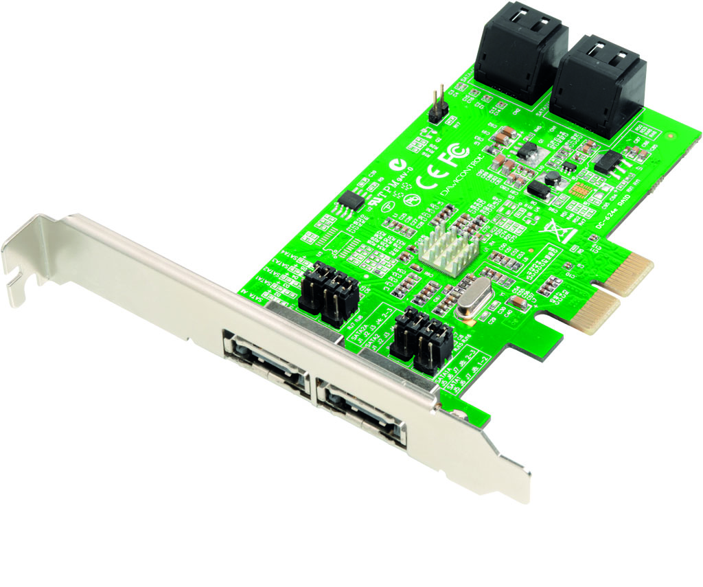 Dawicontrol PCI Card PCI-e DC-624e  RAID R2 4-Kanal SATA 6G reta