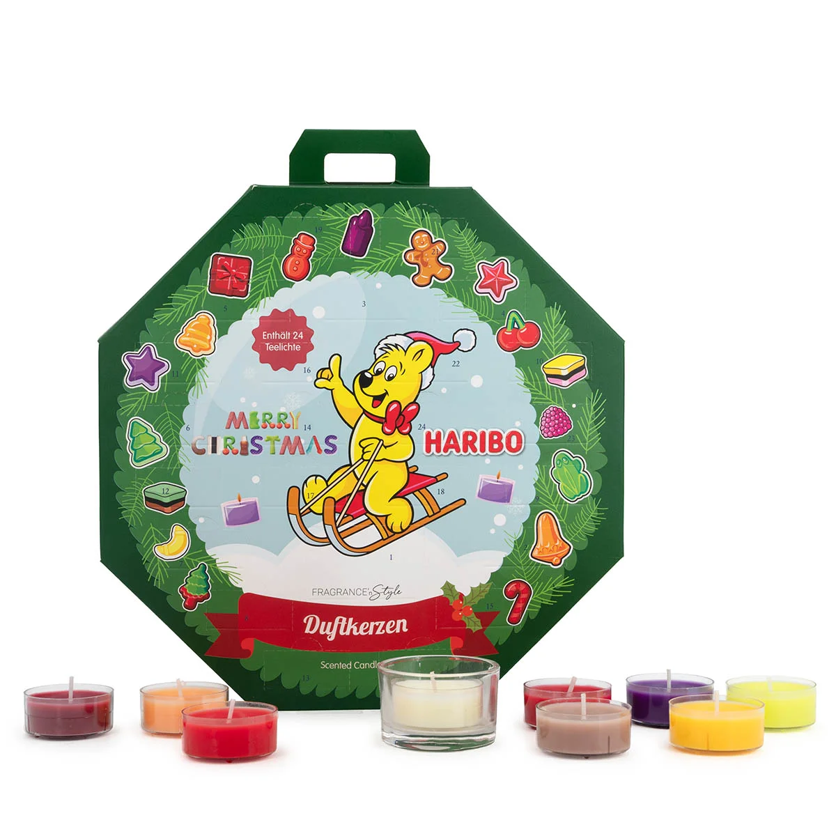 Haribo Adventskalender Teelichter