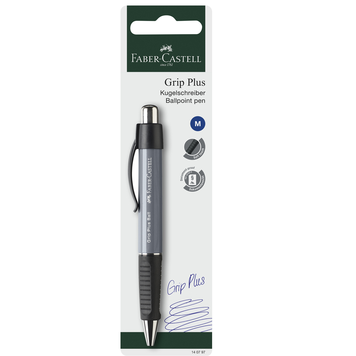 FABER-CASTELL Kugelschreiber Grip Plus Ball BK