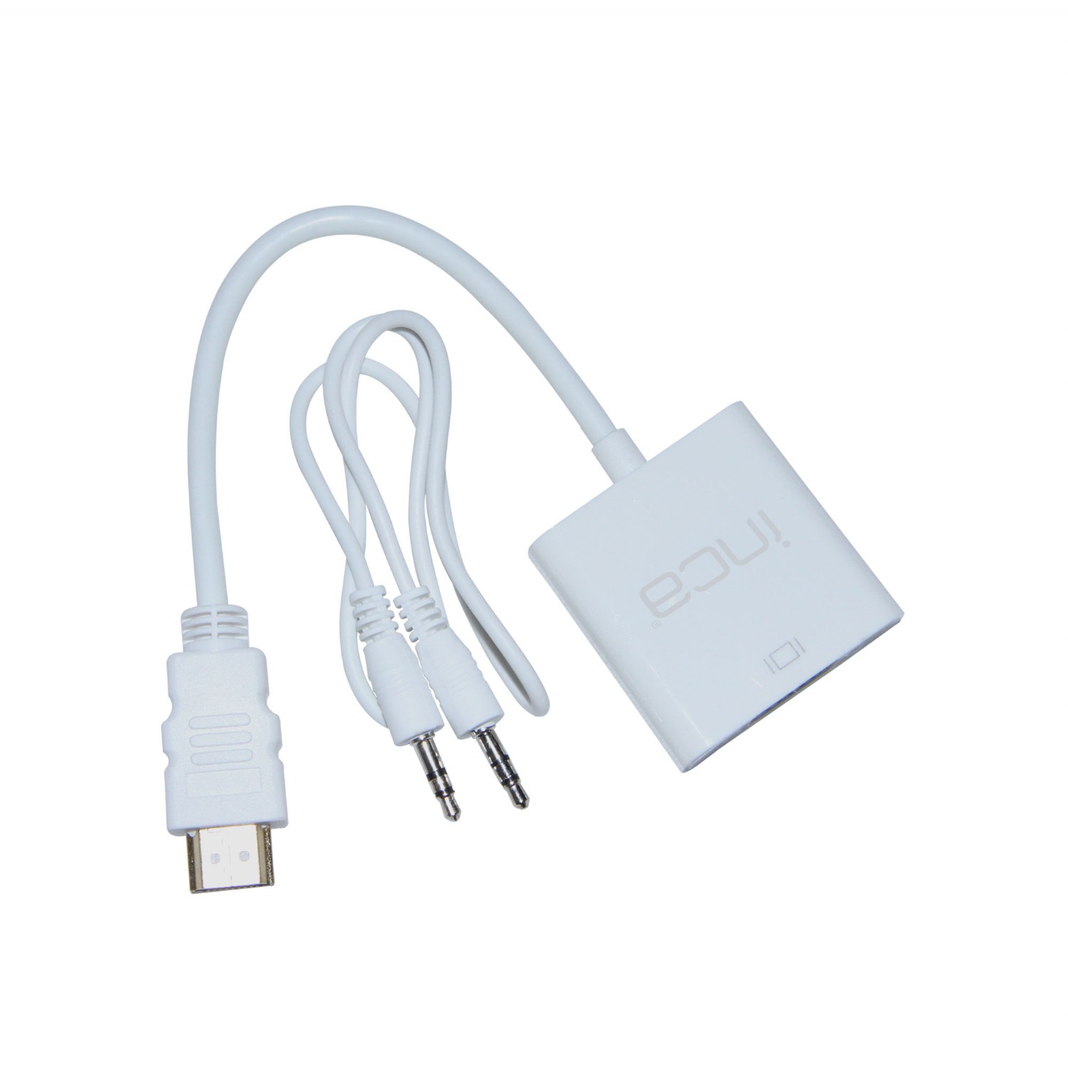 INCA Adapter HDMI->VGA +3.5mm AUX St/Bu FHD@ 60Hz 0.20m ws retail