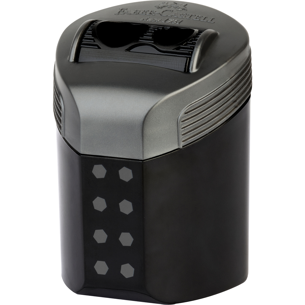 FABER-CASTELL Doppelspitzdose RollOn Dots BK