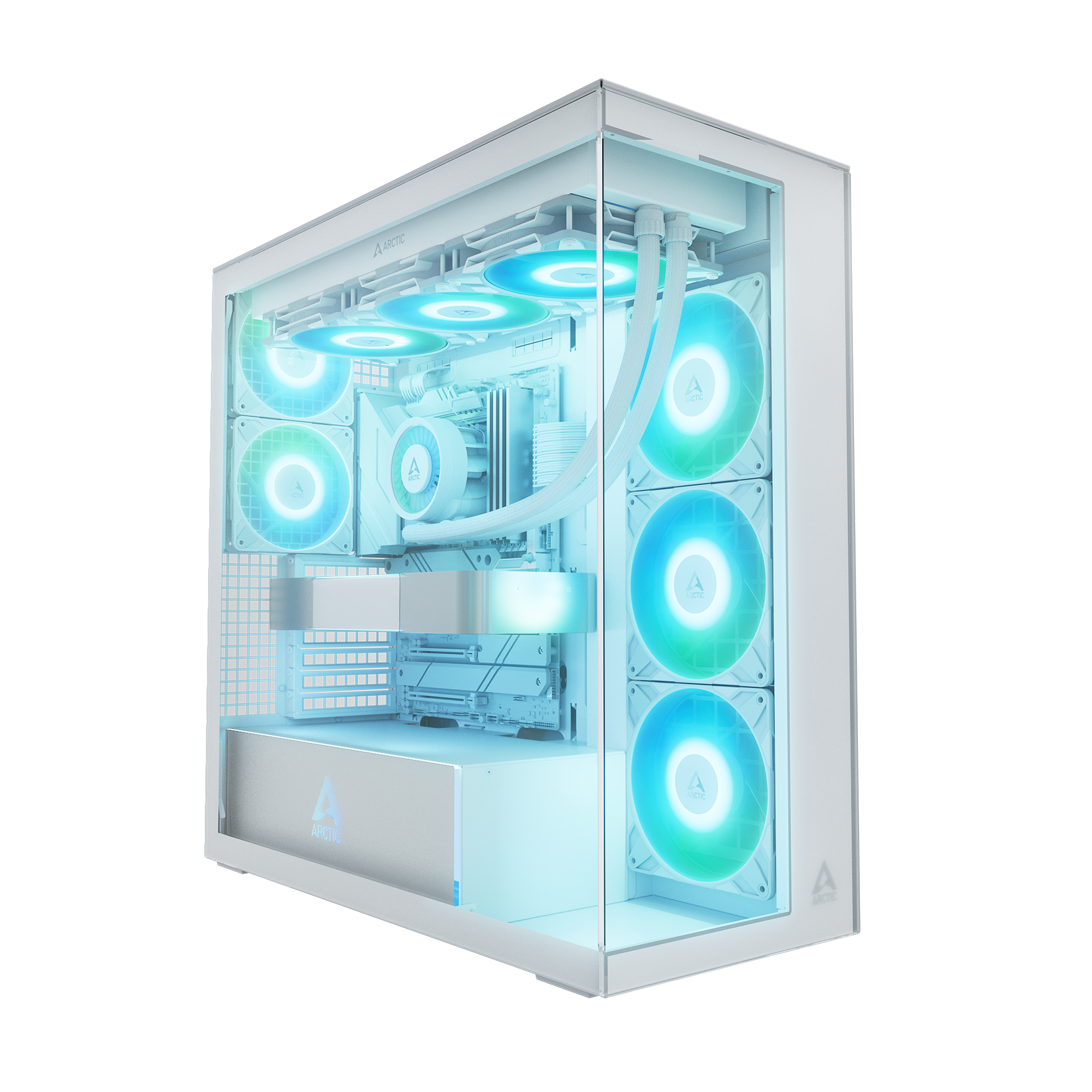 ARCTIC Geh Xtender White w/o vertical GPU mount Gehäuse