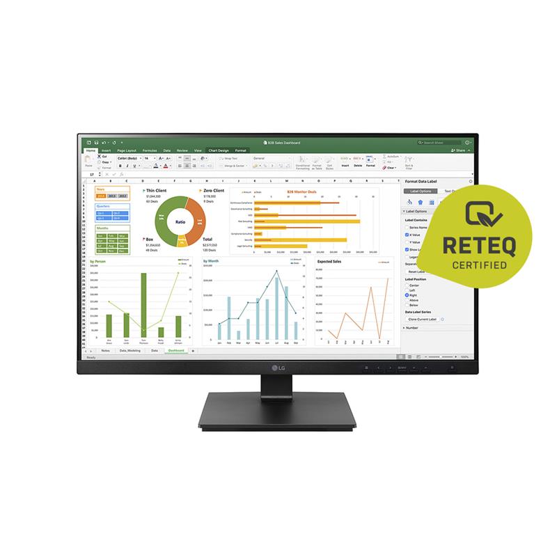 LG 27BN65Q-B 27 16:9 IPS LCD DP/HDMI Monitor (Refurbished)