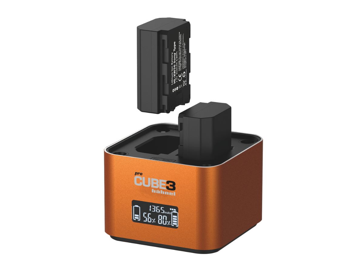 Hähnel Doppelladegerät Pro Cube 3 - Sony mit LCD-Display retail