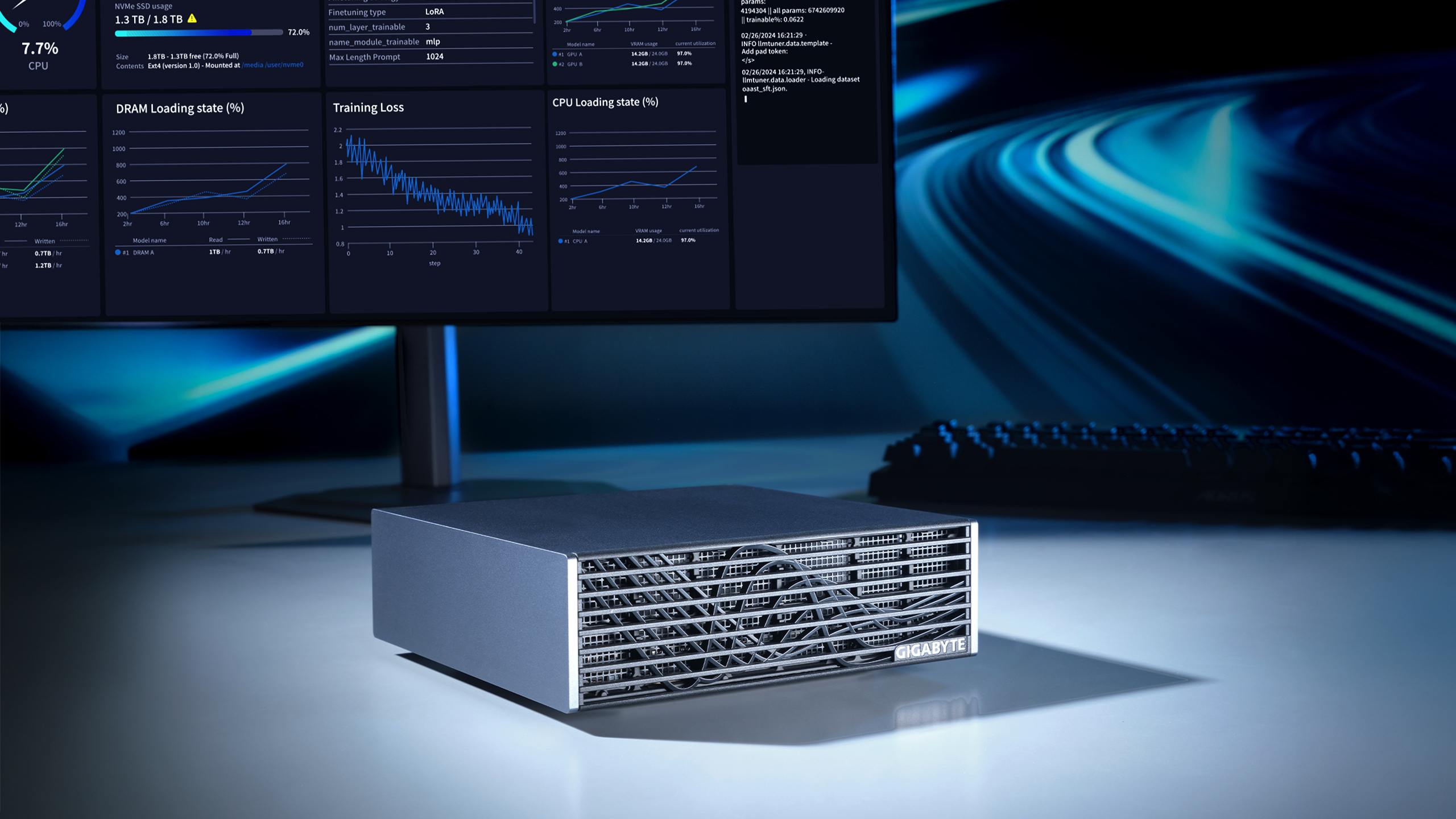 Gigabyte AI TOP ATOM NVIDIA GB10 128G 1TB Gen4 Linux MiniPC