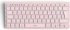 inateck Keyboard BT QWERTZ pink
