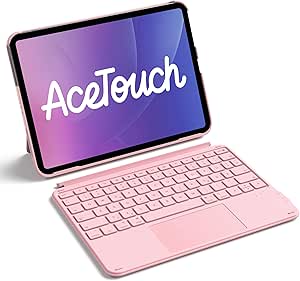 inateck Keyboard Ace Touch iPad 11/Air 4-5 Com. QWERTZ pink