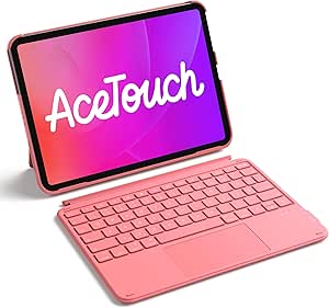 inateck Keyboard Ace Touch iPad 11/Air 4-5 Com. QWERTZ rot