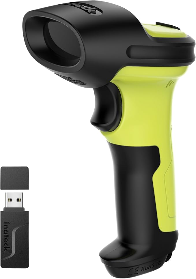 inateck Barcodescanner 72 green   Barcodescanner