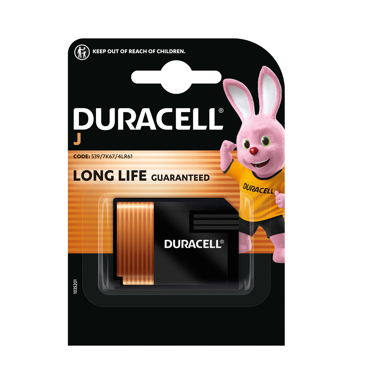 Duracell Batterie Alkaline Flatpack J (7K67) 1St.