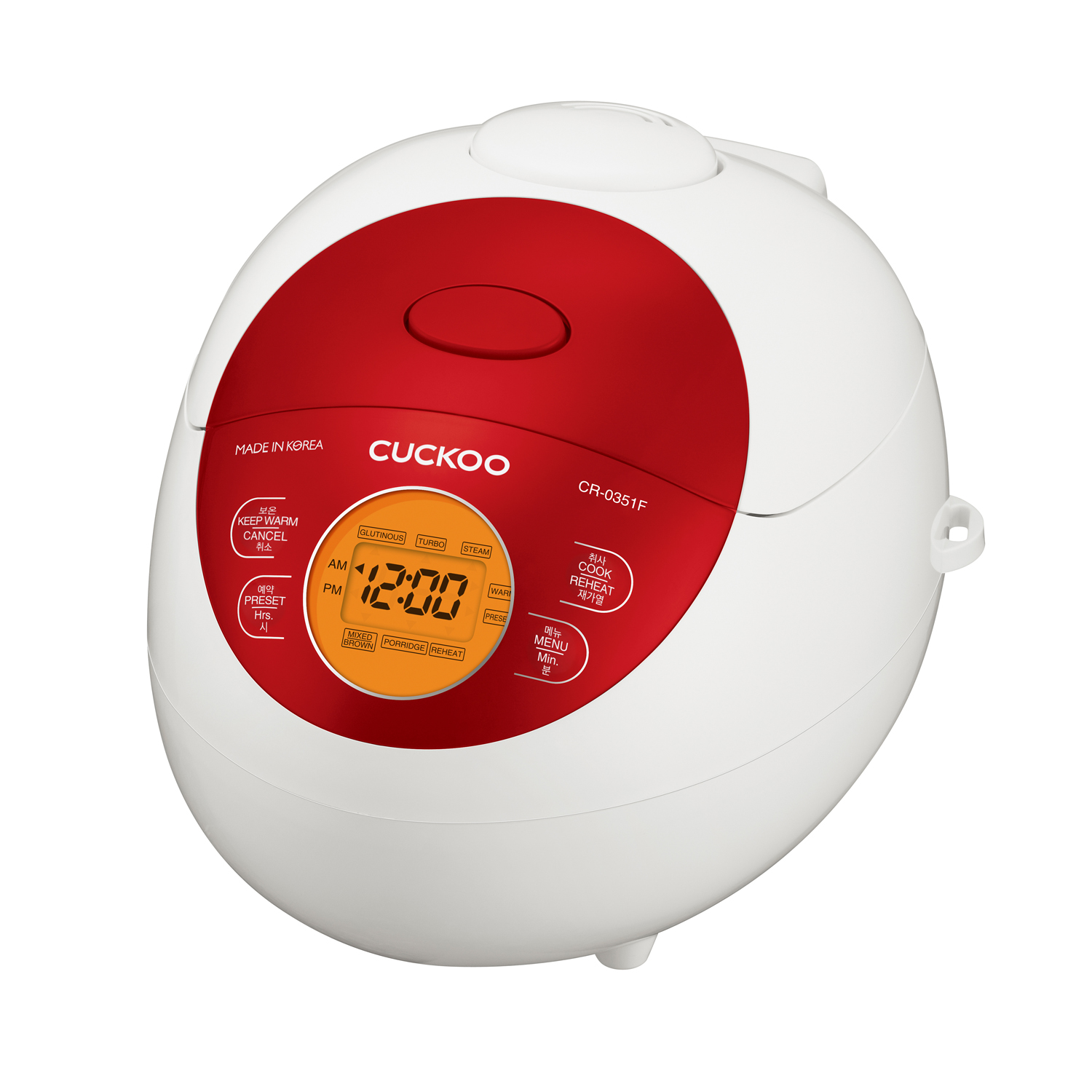 Cuckoo Reiskocher  0,54l CR-0351F 3D-Hitzesystem Warmhaltung