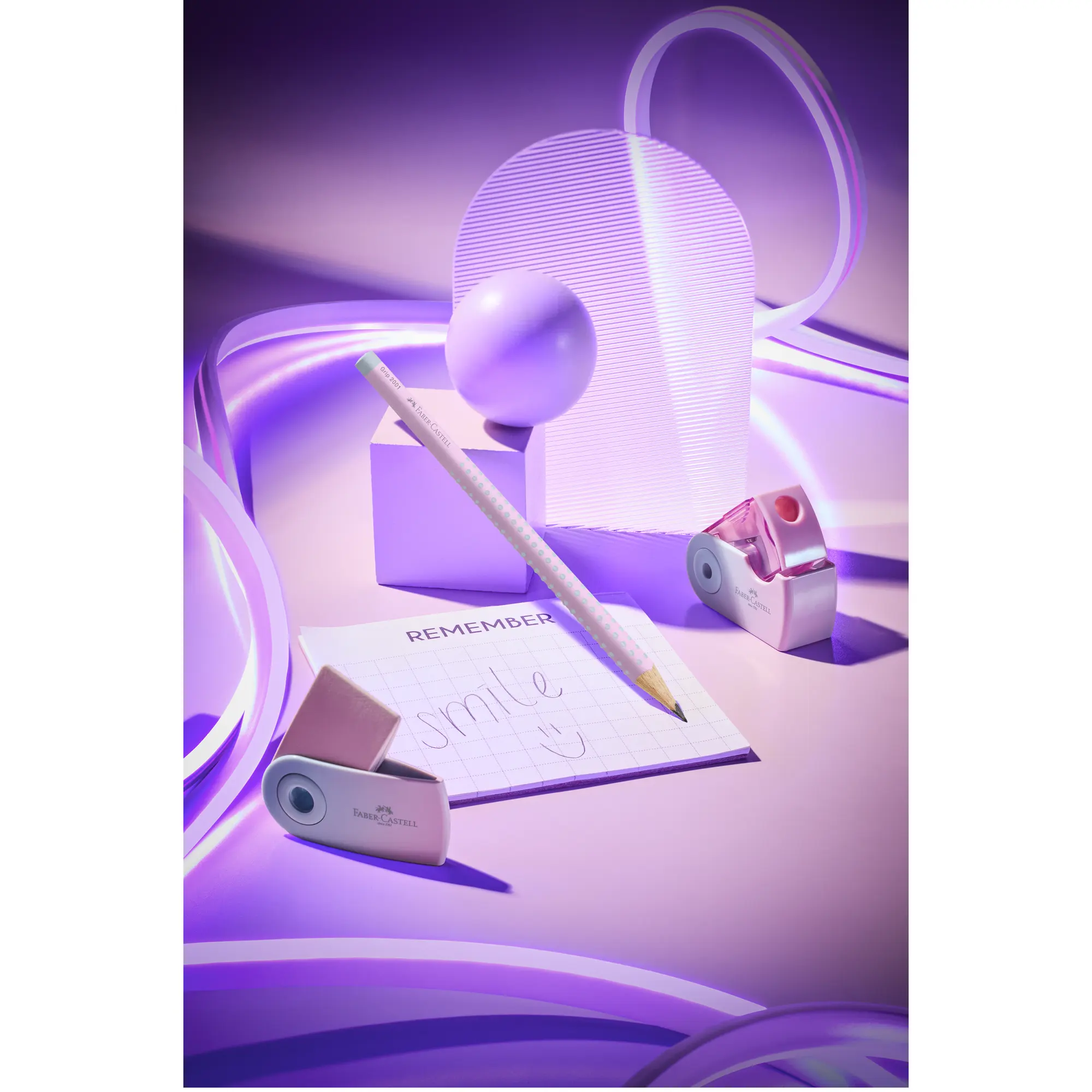 FABER-CASTELL Flow Edition Grip Set BK Blushing Sky