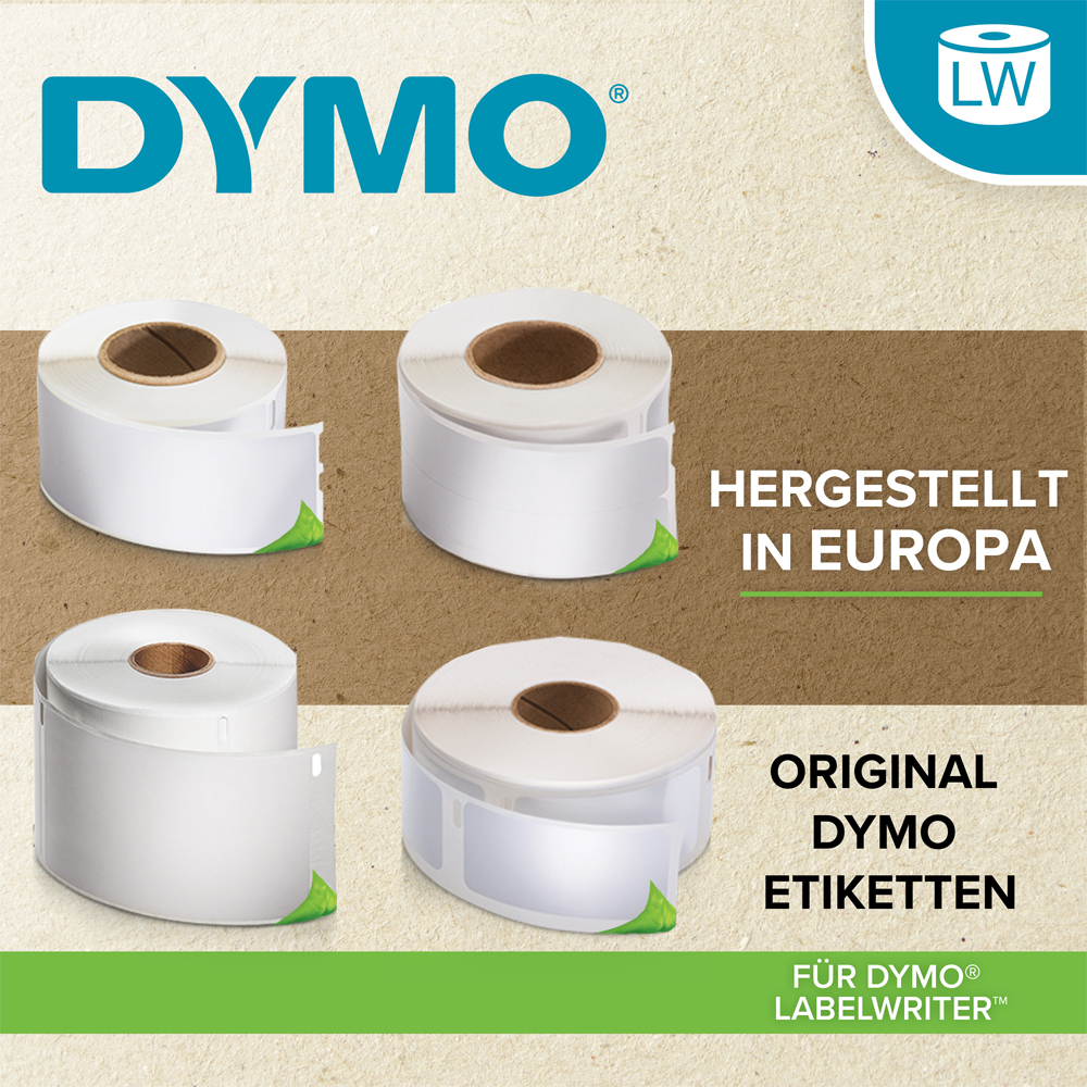 DYMO LW-Rücksendeetiketten Vorteilspack 25x54mm 24Rl 500Stk