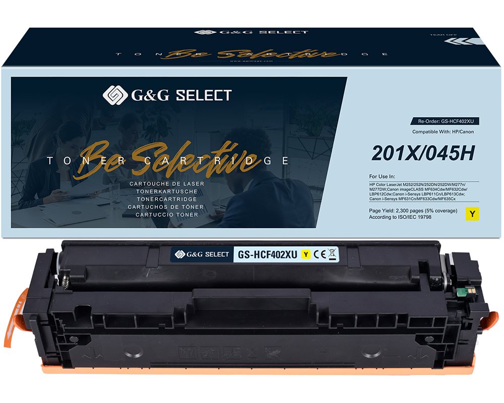G&G Select XL-Toner kompatibel mit HP 201X / Canon 045H Toner HP