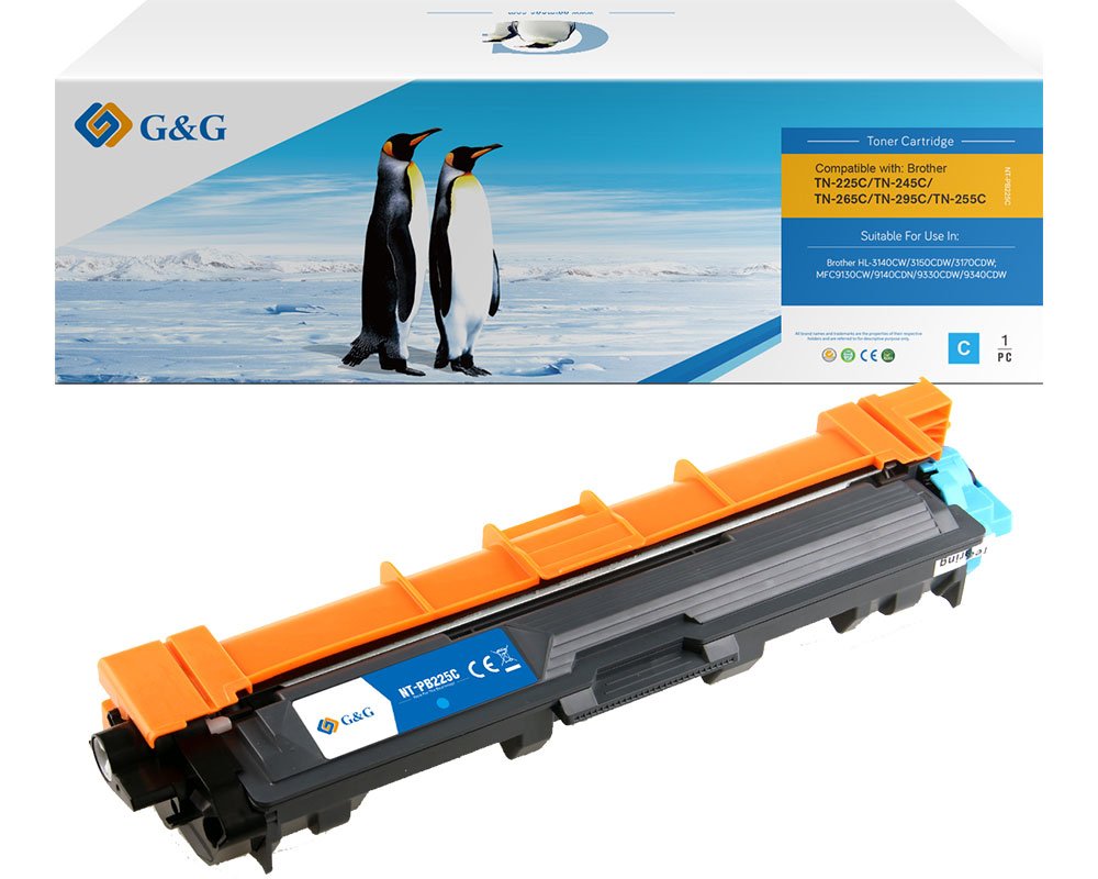 G&G Toner kompatibel mit Brother TN-241C/242C/245C/246C Toner Brother