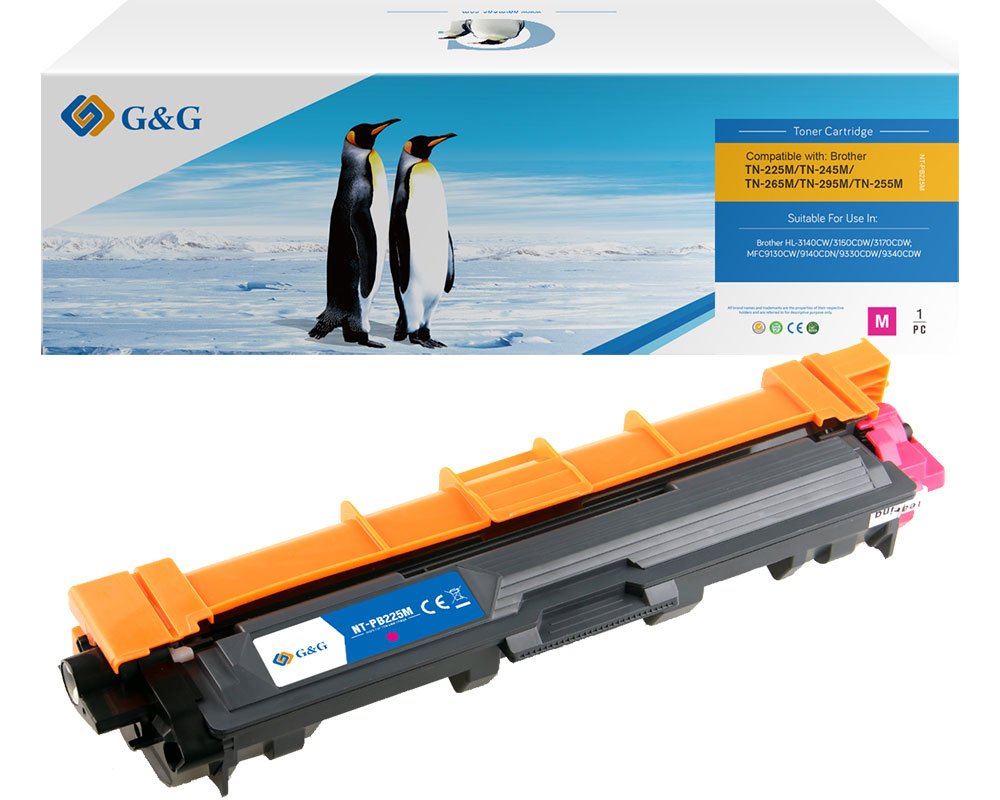 G&G Toner kompatibel mit Brother TN-241M/242M/245M/246M Toner Brother