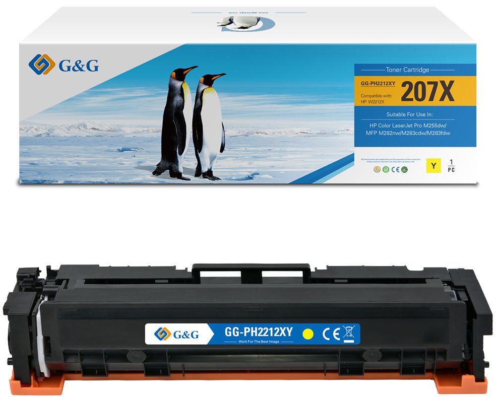 G&G XL-Toner kompatibel mit HP 207X/ W2212X (Mit Chip)