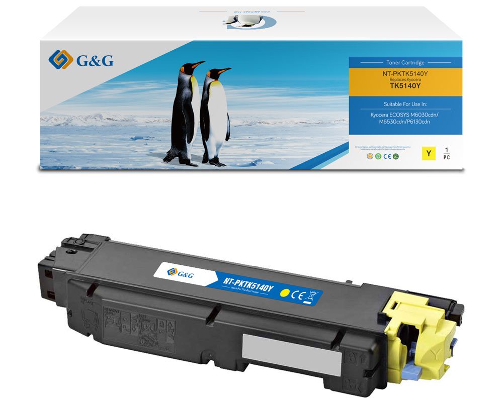 G&G Toner kompatibel mit  Kyocera TK-5140Y/ 1T02NRANL0 Toner Kyocera