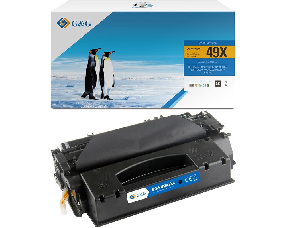 G&G XL-Toner kompatibel mit HP 49X, Q5949X/ Canon 708H Toner HP