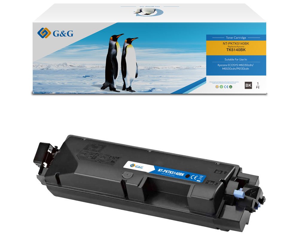 G&G Toner kompatibel mit Kyocera TK-5140K/ 1T02NR0NL0 Toner Kyocera
