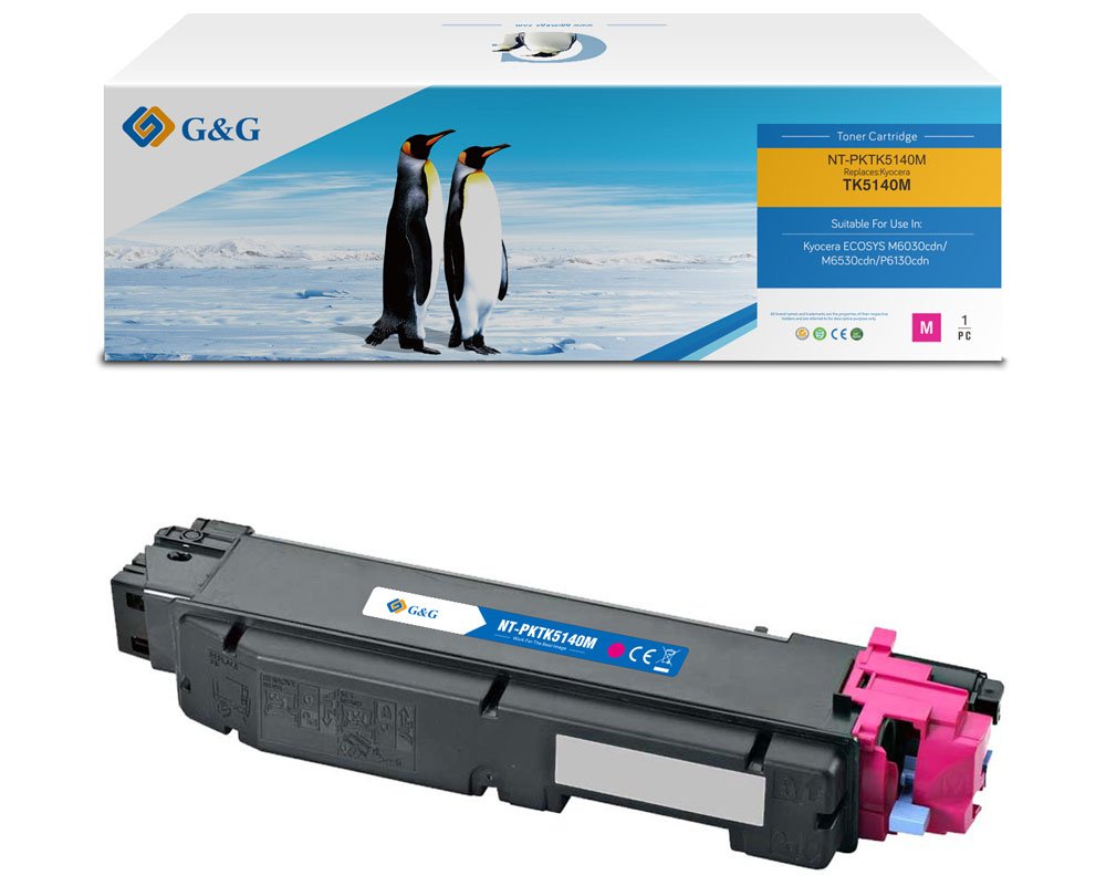 G&G Toner kompatibel mit Kyocera TK-5140M/ 1T02NRBNL0 Toner Kyocera