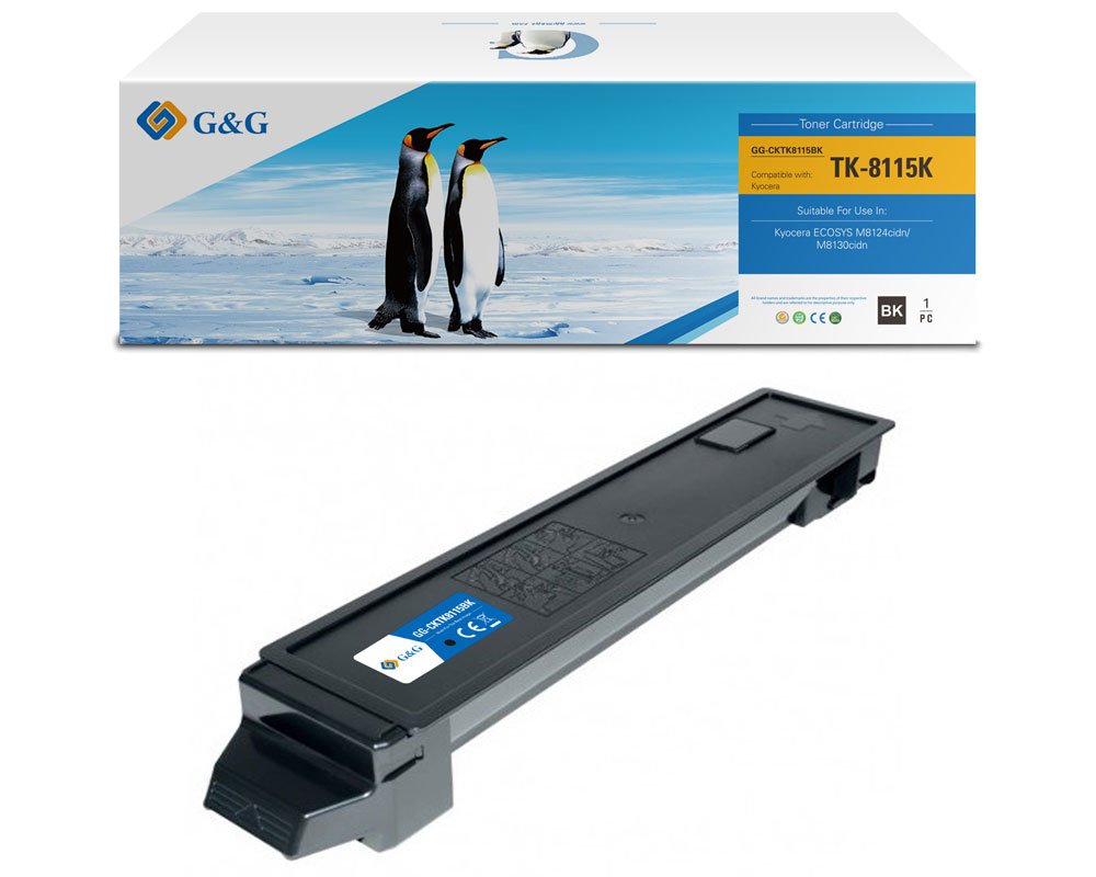 G&G Toner kompatibel mit Kyocera TK-8115K/ 1T02P30NL0