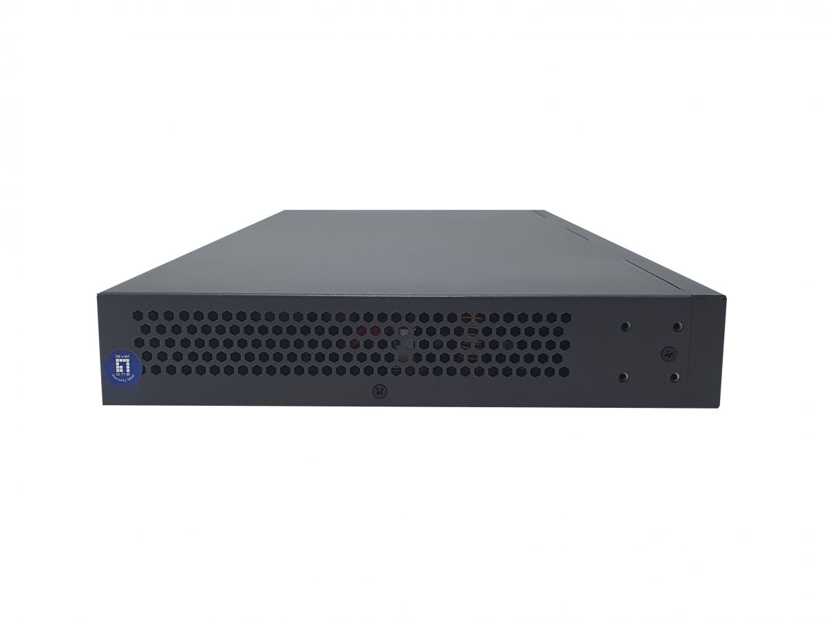 LevelOne PoE+Switch 24xGE PoE/4x10GSFP+  440W 19 Managed L3