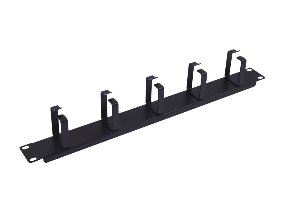 Equip 19 Kabelmanagement 5xMetallringe  Plastik 1U  RAL9005