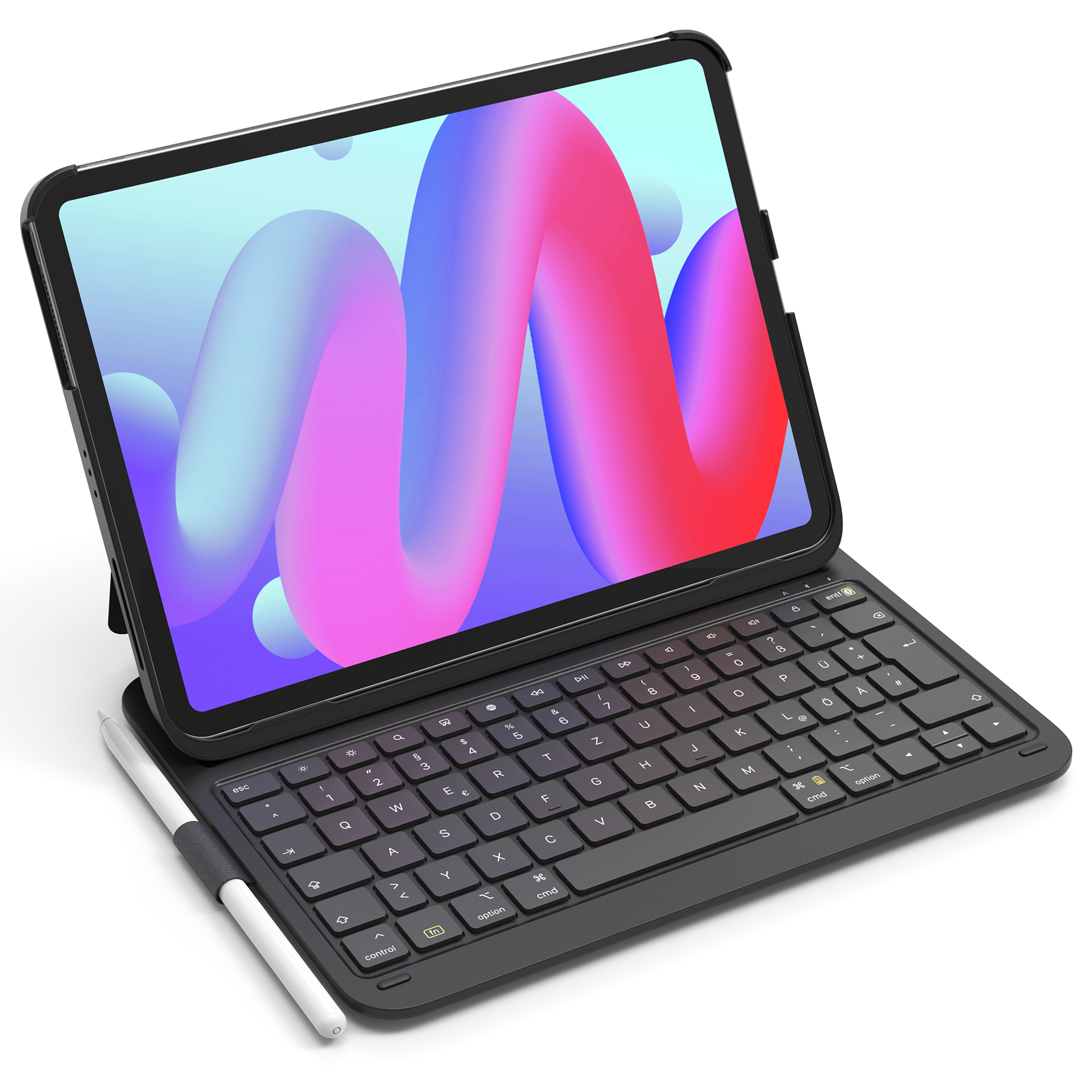 inateck Keyboard iPad 11 black 10th QWERTZ