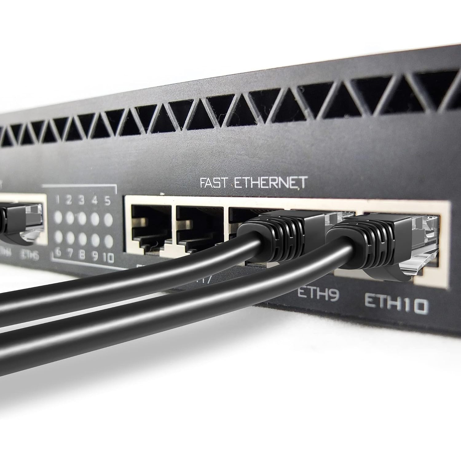 INCA Ethernetkabel 23AWG Cat6 UTP/CCA 250mhz 500.00m schwarz