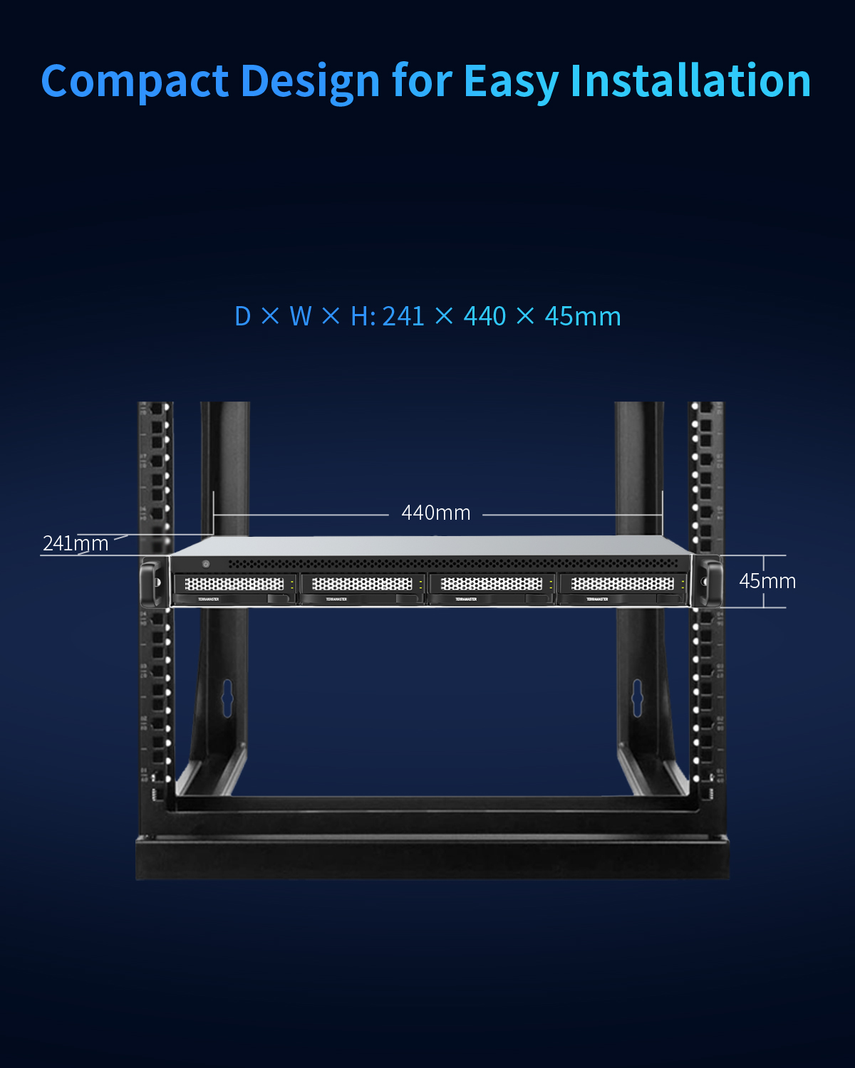 TERRAMASTER D4-320U, 4bay Gehäuse ,USB3.2 ,10Gbps ,Diskless