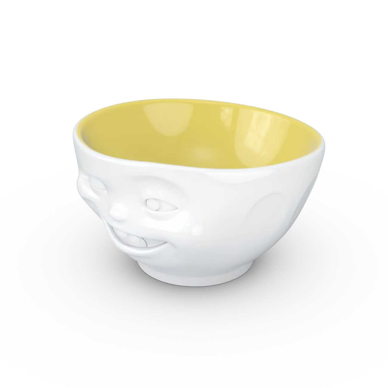 FIFTYEIGHT Schale 500ml - Zwinkernd innen Safran
