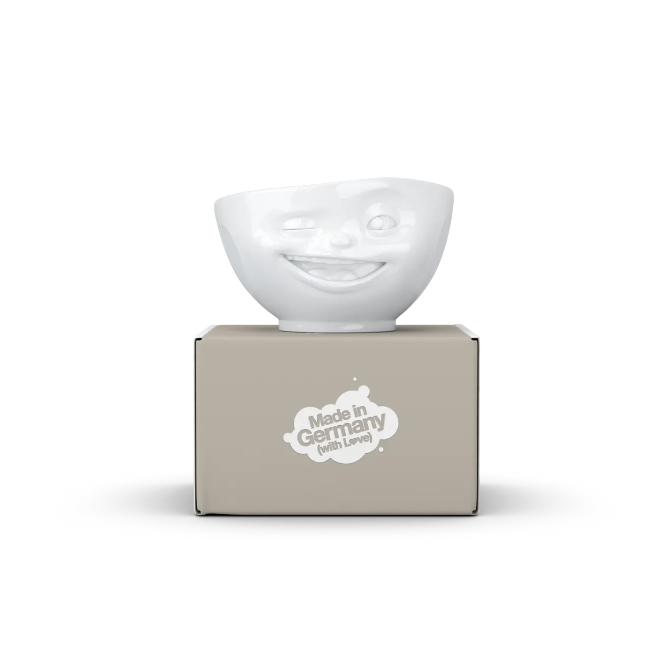 FIFTYEIGHT Schale 500ml - Zwinkernd weiß