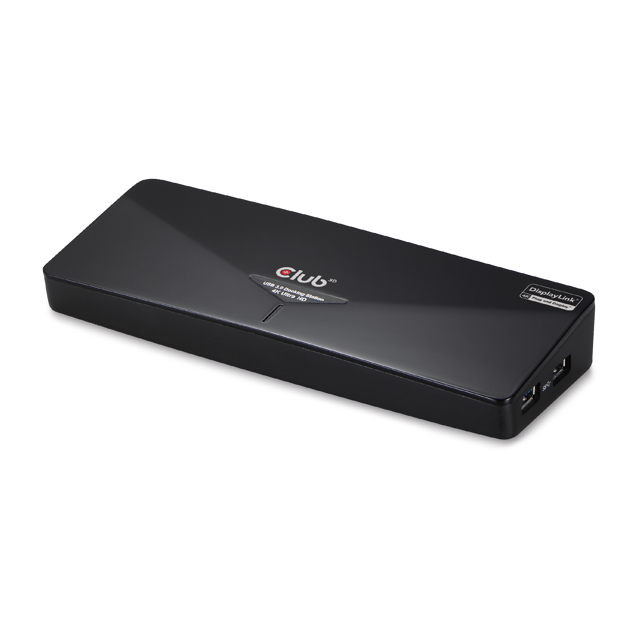 Club3D 4K Dockingstation USB3 ->3xUSB3/&shy;HDMI/&shy;DP/&shy;DVI/&shy; black retail